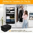 thumbnail image 2 of DONGPAI Portable Hanging Travel Shelves Bags, Luggage Organizer Bag Packing Cubes for Carry on Suitcase Large Capacity Travel Bags Collapsible Travel Closet, 2 of 7