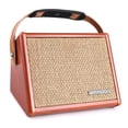thumbnail image 2 of ammoon AC-15 15W Portable Acoustic Guitar Amplifier Amp BT Speaker with Microphone Input Supports Volume Bass Treble Control Reverb Effect Built-in Rechargeable Battery, 2 of 7