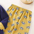 thumbnail image 5 of Gibobby Boy Outfits Fall Winter Printed Cute Printed Long Sleeve Outwear Clothing Sets 1T 2T 3T 4T Toddler Boys Outfit Sets(3-6 Months,Yellow), 5 of 6