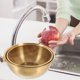 thumbnail image 4 of WORGEOUS 2 uds colador de acero inoxidable cesta colador cesta para lavar verduras cesta lavabo de Metal, 4 of 8