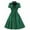 Green, variant on Zpanxa 1950's Dresses for Women Vintage, Gothic Butterfly Tie Stripe Short Sleeve Dress, Formal Stretch Slim High Waist Swing Dress, Audrey Hepburn Style Party Dresses Green XL