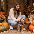 thumbnail image 2 of AuroraX Halloween Dog Bandana Scarf Halloween Cat Dog Kerchief Lightweight Triangular Soft Adjustable Pet Costume Accessories Black National Dog Day International Cat Day, 2 of 6