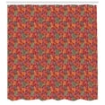 thumbnail image 2 of Ambesonne Philodendron Shower Curtain, Autumnal Botanical, 69"Wx70"L, Dried Rose Multicolor, 2 of 2