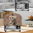 thumbnail image 3 of TSOVTHRID Boho Mandala Horse Print Microwave Dust Cover Oil-Proof Countertop Convection Oven Cover Protective Smart Oven Protector for Kitchen Decor and Accessories, 18.25"W x 14.5"D x 11"H, S, 3 of 7