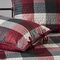 thumbnail image 3 of Pemberly Row Polyester Herringbone Reversible Daybed Cover Set in Red, 3 of 19