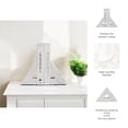 thumbnail image 6 of Decorative Marble Triangle Bookends - Stylish Book Accessories for Home Library and Table Accents - Modern Elegant Book Ends for Bookshelf, Office Spaces, or Desk Decoration - Set of 2, 6", White, 6 of 12
