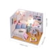 thumbnail image 3 of Casa DIY Casa de muñecas en miniatura Casa de muñecas de madera DIY con muebles Juguete para niños Regalos creativos para niños mayores de 14 años Adultos Amigos Familia Meterk Casa DIY, 3 of 7
