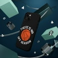 thumbnail image 3 of DistinctInk MagSafe Tough Case for Apple iPhone 15 (6.1" Screen) - Basketball There is No Off Season - Tempered Glass Back, 3 of 6
