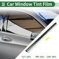 thumbnail image 3 of Unique Bargains Universal Car Window Tint Film Privacy Film Nano Ceramic PET 1 Pc 50% VLT Green 20ft x 20 inch, 3 of 7
