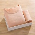 thumbnail image 4 of sweethay Ropa interior de lana engrosada, camiseta interior de invierno, medias térmicas, camisetas interiores cálidas largas, ropa de pregrado Personal conjuntos de ropa 7Beige/3XL 70-77.5kg sweethay AP013757-05, 4 of 6