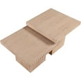 thumbnail image 6 of Meridian Furniture Spencer 2-Piece Natural Oak Veneer Coffee Table, 6 of 9