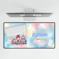 thumbnail image 4 of Happy Birthday Cute Kitten Sphynx with Cake Gifts Party Hat Desk Mat Full Keyboard Mouse Pad Cat Lover Kitten Owner Gifts Idea Large Mousepad - 00029, 4 of 5