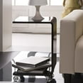 thumbnail image 3 of Fox Hill Trading Pure Decor C Shape Lucite and Acrylic Accent Table - Clear, 3 of 5