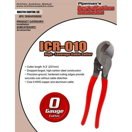 

Heavy Duty Cable Wire Cutter Electrical Tool Up to 0 Gauge Copper or Aluminum
