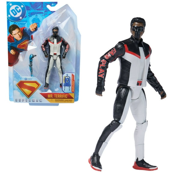 DC Comics SUPERMAN, Mr. Terrific 6-inch Action Figure, for Ages 4 and up