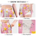 thumbnail image 6 of FORMRS Womens Swim Shorts Mesh Liner Quick Dry Casual Beach Board Bottom with Pockets, Sizes S-2XL, Flat Yellow Stars, 6 of 9