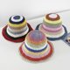 thumbnail image 4 of Sunscreen Bucket Hat Rainbow Striped Fisherman Hat Packable For Hiking Fishing, 4 of 5