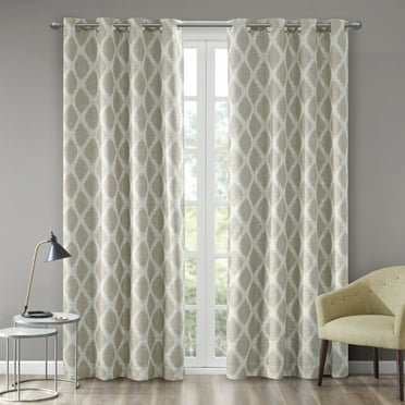 Home Essence Etro Printed Ikat Blackout Window Curtain Panel