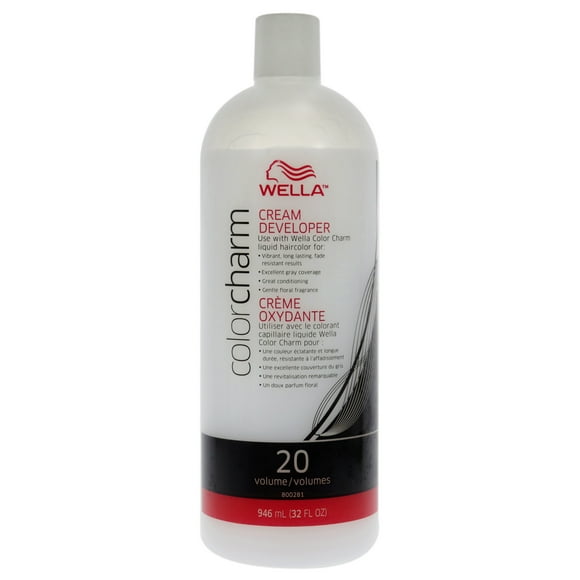 Color Charm 20 Volume Creme Developer by Wella for Unisex - 32 oz Cream