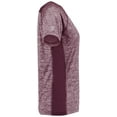 thumbnail image 4 of Holloway Sportswear S Womens Electrify Coolcore® Tee Maroon Heather 222771, 4 of 5