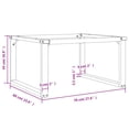 thumbnail image 2 of vidaXL Coffee Table Legs O-Frame 70x60x43 cm Steel, 2 of 5