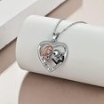 thumbnail image 5 of Collar con colgante de Jack y Sally YONGSHENG acero inoxidable gato de bruja 45 cm, 5 of 5