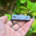 thumbnail image 6 of 150 Decibel Hiking Sport Stainless Steel Emergency Survival Double Tube Whistle, 6 of 8