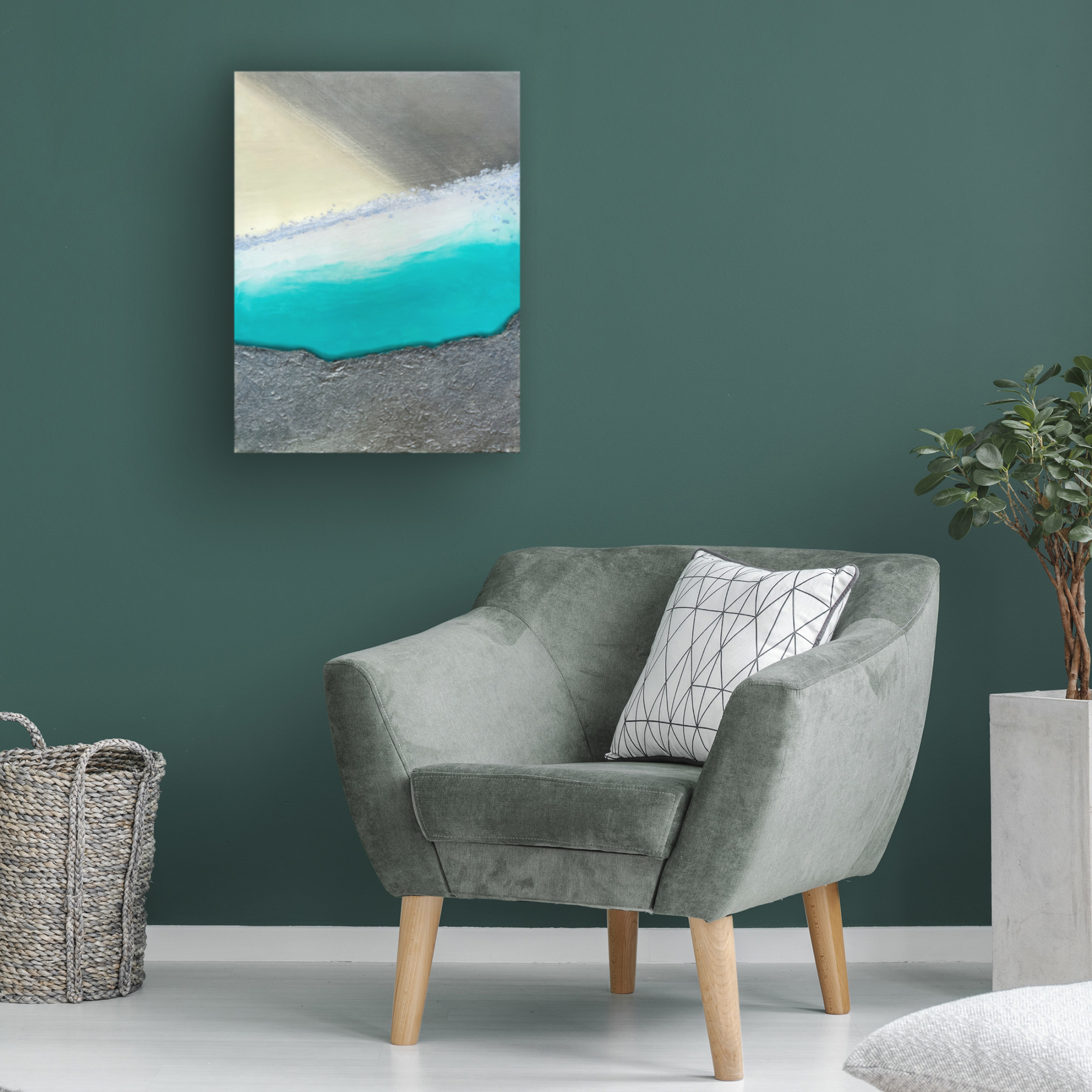Trademark Fine Art Alyson Storms Desert Oasis 1 Canvas Wall Art