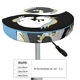 thumbnail image 2 of Uemuo Unicorn in Yoga Pattern Round Bar Stool Seat Covers Washable Stool Cushion Slipcover Elastic Bar Chair Covers-14 inch, 2 of 7