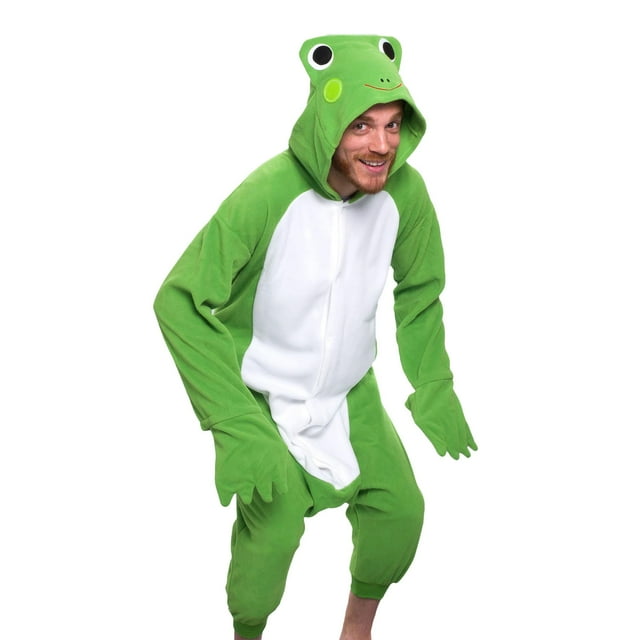 ¡El disfraz es divertido! Mono para adulto con forma de animal con forma de sapo para Halloween, talla XL