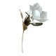 thumbnail image 1 of LYCAQL - Arbusto de magnolia de seda blanca de 73 cm/28,7 pulgadas para uso en interiores. 1 flor artificial de magnolia. Ideal para decorar bodas, el hogar y la fotografía., 1 of 5