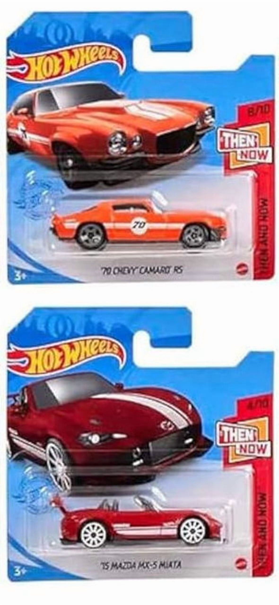 Hot Wheels 2021 Then and Now Complete Set of 10 Diecast Vehicles 1/10 Thru 10/10 (Short Card Version)