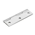 thumbnail image 5 of Uxcell 2.6" Hinge Silver Door Furniture Hinges Fittings Brushed Chrome Plain 4Pcs, 5 of 6