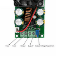 thumbnail image 3 of 10A Constant Current CC CV Buck Converter Module Step-Down Voltage Regulator Module DC25-120V to DC1.2-35V,1 * Adjustable step-down module(without display),Green & Black, 3 of 6
