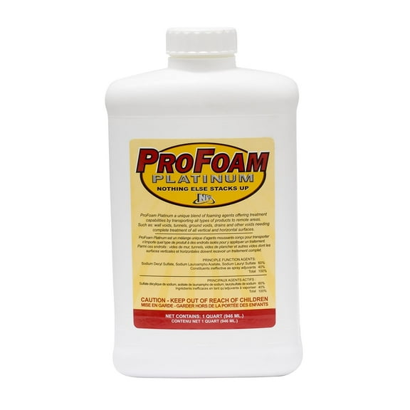 ProFoam Platinum Foaming Agent - Use With Pesticides to Stick to Surfaces Longer - 32 fl oz Bottle by Nisus Corporation