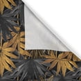 thumbnail image 6 of Ambesonne Nature Valance & Curtain, Botanical Motif Exotic Art, 55"x24", Dark Grey and Marigold, 6 of 7
