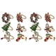 thumbnail image 1 of 12 Piezas Servilleteros de Navidad Anillos de Servilletero de Navidad Anillos para Decoración de Mesa de Cena de Fiesta Navideña, 1 of 7