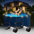thumbnail image 4 of KOKOI Pool Lights for above Ground Pools, Pool Accessories for Frame Pool Decoration, Waterproof LED Solar Lights Warm Light at Night Lighting for Swimming Pools-10Pcs, 4 of 7