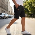 thumbnail image 2 of AzureSilk Cargo Shorts For Mens Casual Shorts Drawstring Summer Shorts Beach Golf Shorts Summer Shorts Athletic Shorts For Men Gym Shorts Men, Size S-XL, 2 of 6
