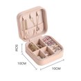 thumbnail image 2 of Jewelry Storage Box Travel Jewelry Case Portable Jewelry Box Jewelry Organizer Box Travel Jewelry Case Exquisite Large Capacity Scratch  Portable Jewelry Organizer Box For Outdoor, 2 of 6
