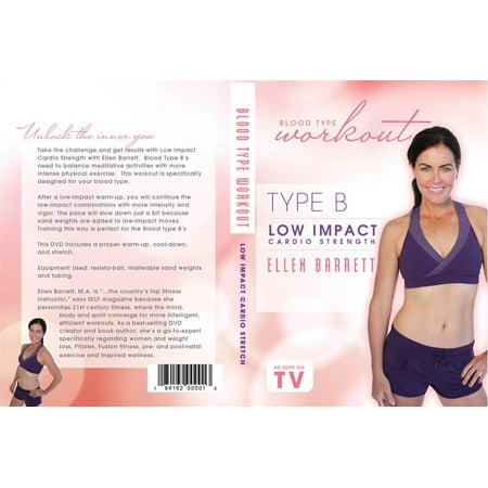 Blood Type B Workout DVD (Low Impact Cardio (Best Low Impact Cardio At Home)