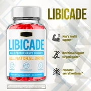 Libicade Gummies Advanced Formula All Natural Vitamin Supplement 120 Gummies