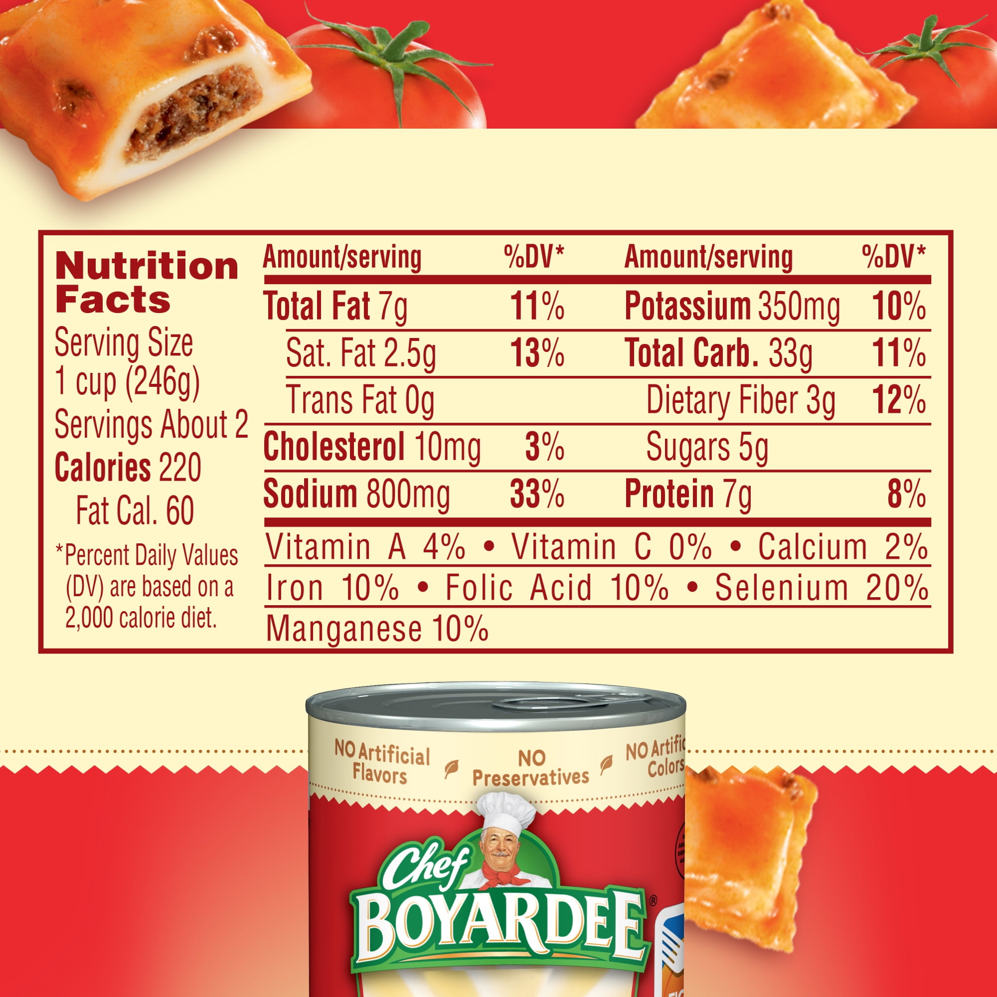 (6 pack) Chef Boyardee Beef Ravioli in Pasta Sauce, Ready-to-Eat Meal, 15 oz. Can (Pack of 4)