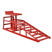 Heavy-Duty 5 Ton Auto Car Truck Service Ramps Lifts Color Garage Hydraulic Lift Repair Frame 2 Pack Set