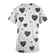 thumbnail image 5 of TaTaai Valentine Graphic Women Scrub Top Soft Cotton Relaxed Fit Short Sleeve V Neck Front Pocket Breathable Comfort Medical Work Casual Blouse Gift, 5 of 5