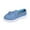 #126-Blue, variant on Yusimy Women's Fashionable Casual Loafer Shoes - Round Toe Flat Sole Slip-On Shoes with Tassel Decoration Solid Color Seasonal Versatile Minimalist Design for Everyday Comfort