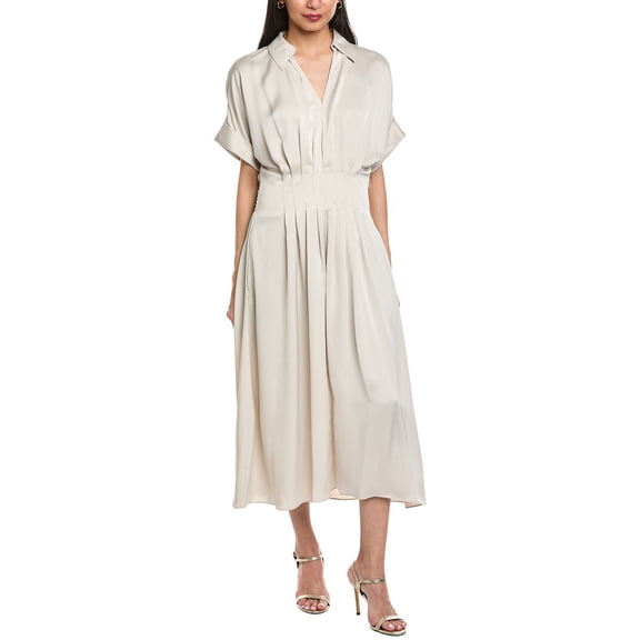 Ramy Brook womens Kayleigh Midi Dress, s, Brown