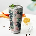 thumbnail image 3 of 30oz Pioneer Flower Tumblers Stainless Steel Tumbler with Lid and Straw,Vacuum Insulated Double Wall Travel Tumbler Cups Mug with Cleaning Brush for Coffee,Tea, 3 of 7