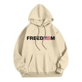 thumbnail image 4 of MHFRRA Sudadera con Capucha con Comentario Que Presenta Ideas Influyentes para Ropa Informal y Actividades Al Aire Libre Beige, 4 of 5