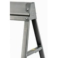 thumbnail image 4 of PRO SOURCE Folding Steel Sawhorse: Sturdy Space Saving Design, One Saw Horse, 29" High x 31" Long, 4 of 4